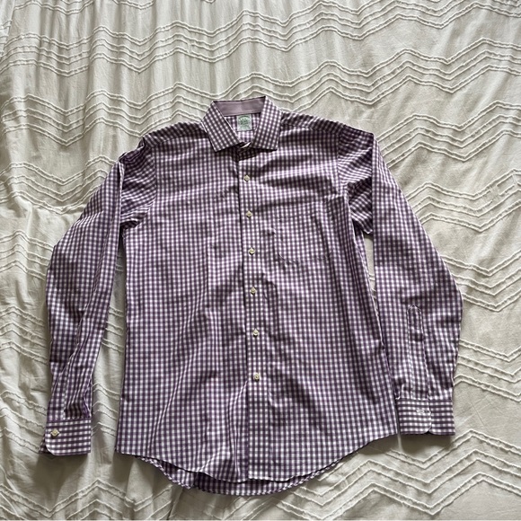Brooks Brothers Classic Cotton Button Up Dress Shirt - Picture 3 of 4